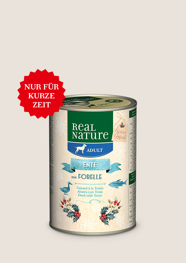 REAL NATURE Limited Edition Adult Ente mit Forelle