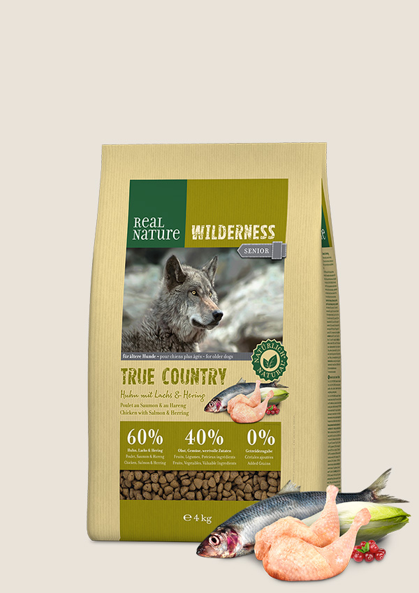 REAL NATURE WILDERNESS TRUE COUNTRY SENIOR Pollo con Salmone & Aringa